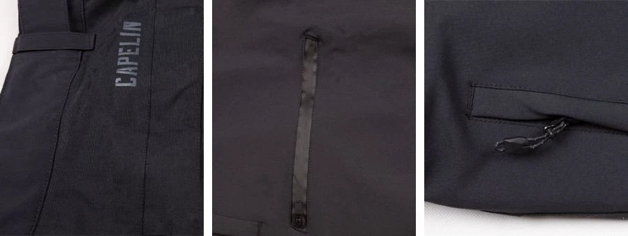 mens waterproof ski pants keep warm detail