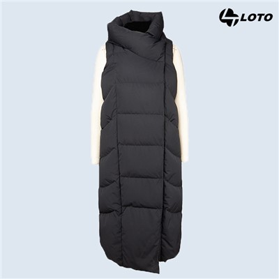 Long Sleeveless Puffer Jacket